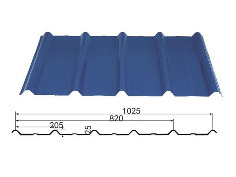 825 1025 tipo hoja para techos