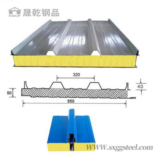 Glass wool sandwich panel